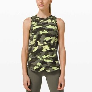 Lululemon Sculpt Tank Heritage 365 Camo Crispin Green Multi Size 6 – NWOT